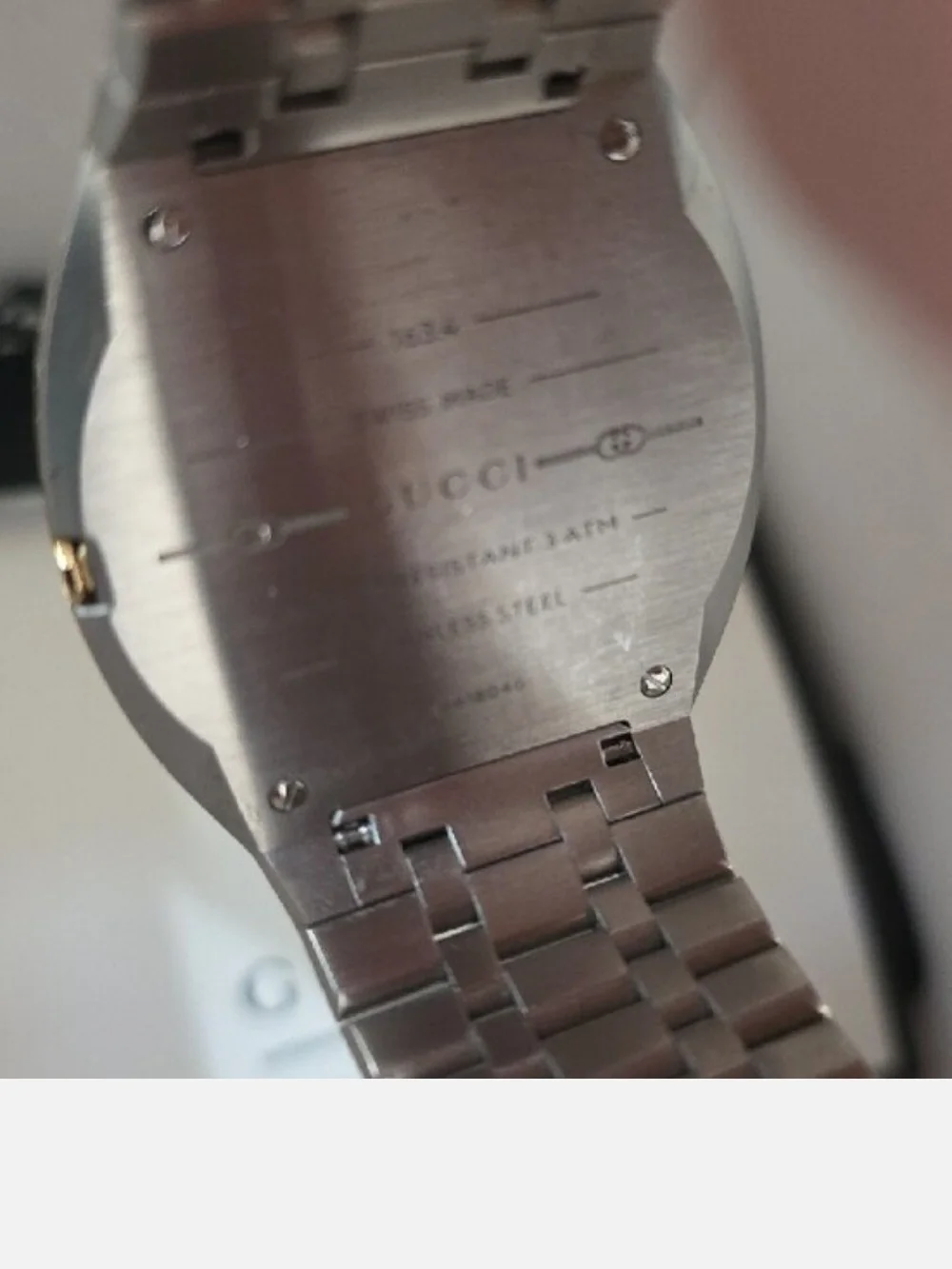 Gucci Two-Tone Men's Watch in Gold and Silver